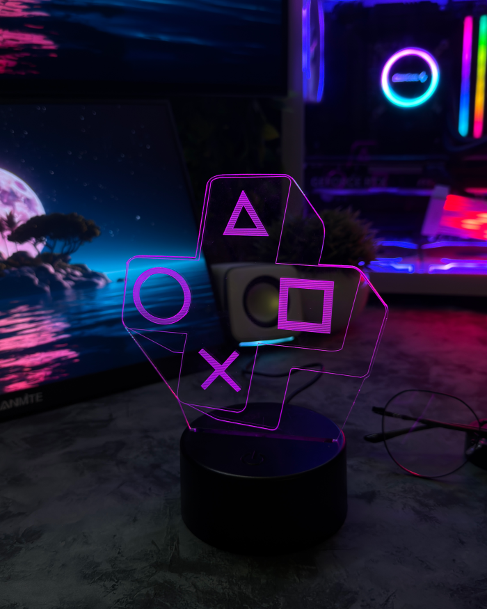 Acrylic LED - PS buttons - Image 4