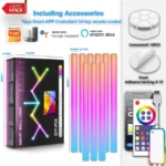 White LED Lines Light - 9pcs Pack - Image 2