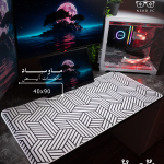 White Matrix Mousepad (40x90)