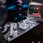 Black Waves Mousepad (50x100)