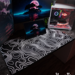 Black Topography Mousepad (50x100)