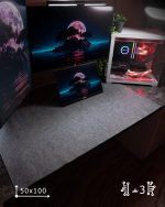 Black Office Mousepad (50x100)