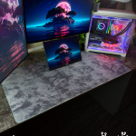 Black Marble Mousepad (50x100)