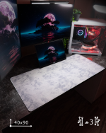 White Marble Mousepad (40x90)