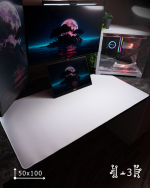 White Blank Mousepad (50x100)