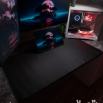 Black Blank Mousepad (50x100)