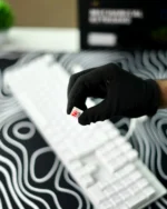 ⁦White Mechanical Arabic Keyboard 100%⁩ - الصورة ⁦11⁩