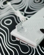 ⁦White Mechanical Arabic Keyboard 100%⁩ - الصورة ⁦7⁩