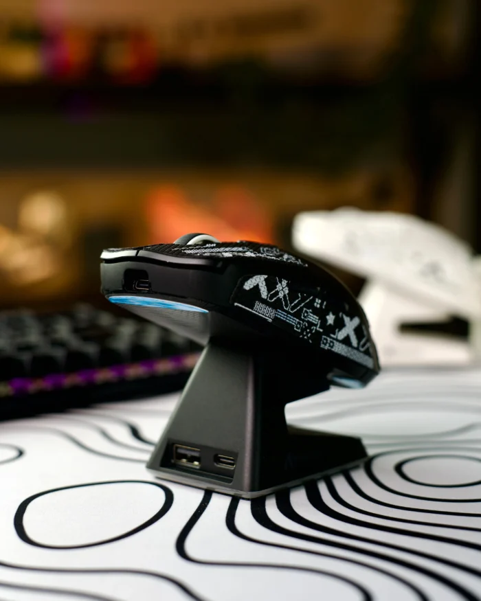 ⁦ATTACK SHARK X6 Wireless Gaming Mouse - Black⁩ - الصورة ⁦1⁩