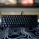 Black Mechanical Arabic Keyboard 60%