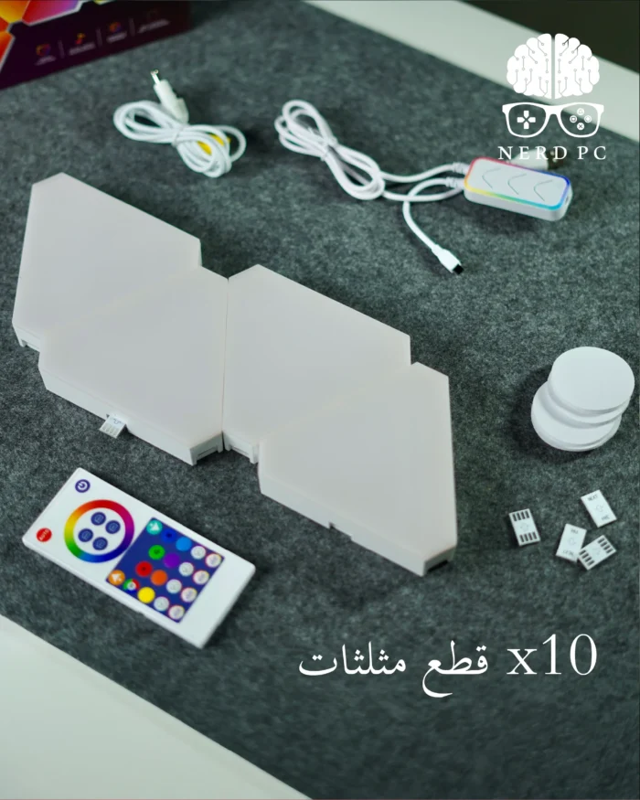 ⁦Triangle LED light, 10pcs Pack⁩ - الصورة ⁦3⁩