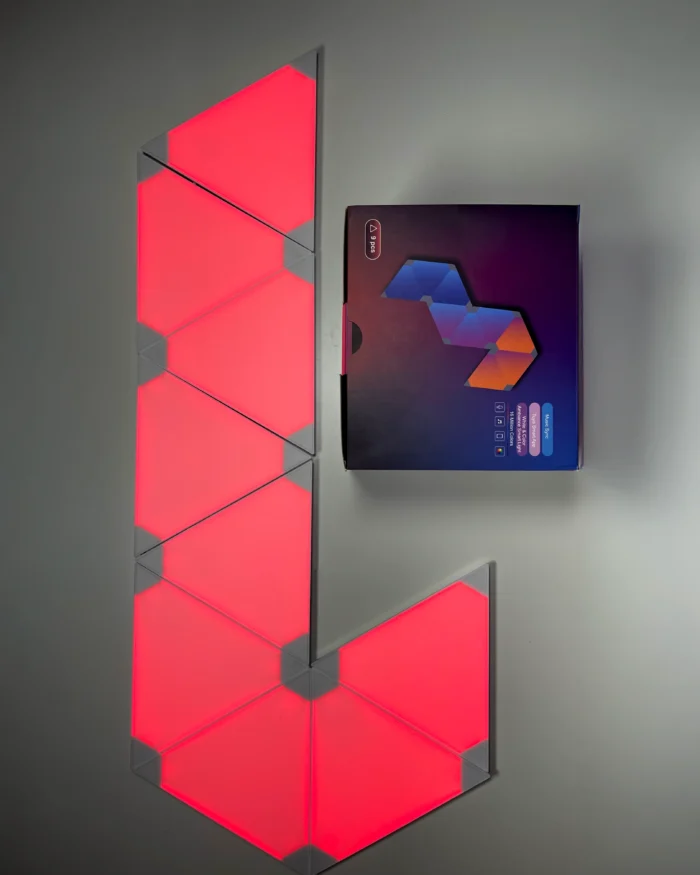 ⁦Nanoleaf Similar Triangle LED light, 9pcs Pack⁩ - الصورة ⁦2⁩