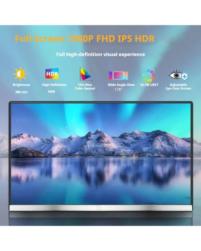 ⁦V2com-P4 Portable 15.6 Monitor⁩ - الصورة ⁦6⁩