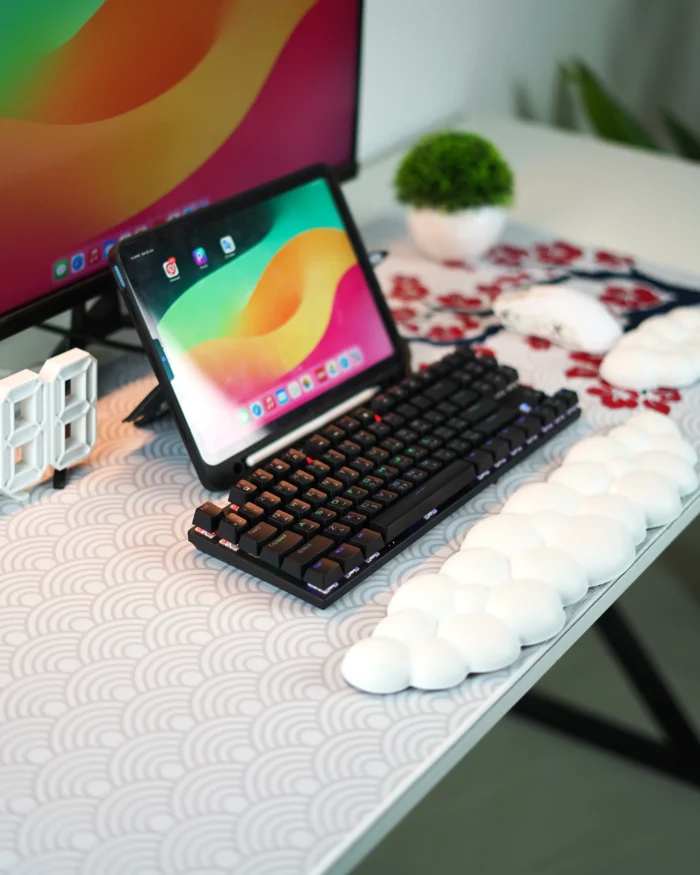 ⁦Black Mechanical Arabic Keyboard 80%⁩ - الصورة ⁦4⁩