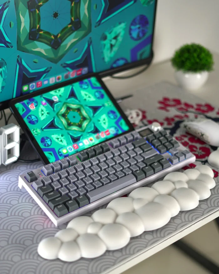 ⁦Keyboard Attack Shark K86-Lavender Blue⁩ - الصورة ⁦5⁩