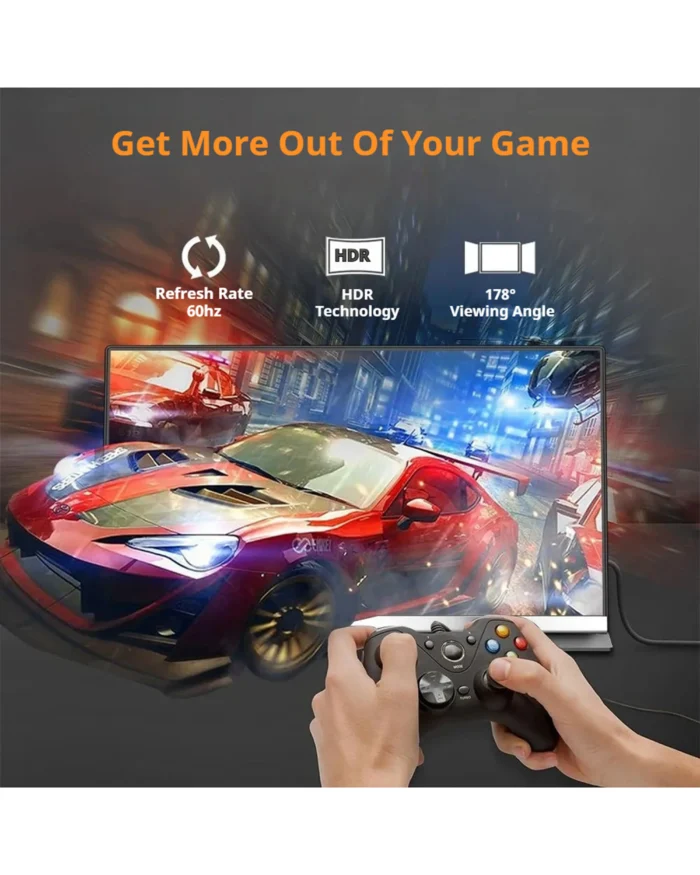 ⁦V2com-P4 Portable 15.6 Monitor⁩ - الصورة ⁦7⁩