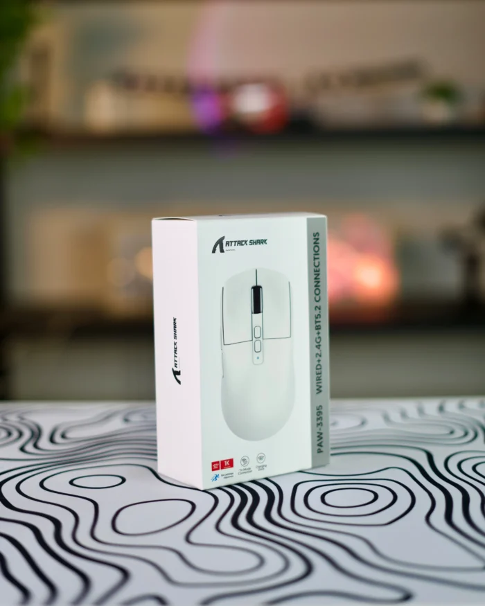 ⁦ATTACK SHARK X6 Wireless Gaming Mouse - Black⁩ - الصورة ⁦9⁩