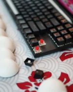 ⁦Black Mechanical Arabic Keyboard 80%⁩ - الصورة ⁦7⁩