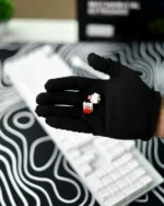 ⁦White Mechanical Arabic Keyboard 100%⁩ - الصورة ⁦12⁩