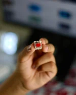 ⁦White Mechanical Arabic Keyboard 80%⁩ - الصورة ⁦8⁩