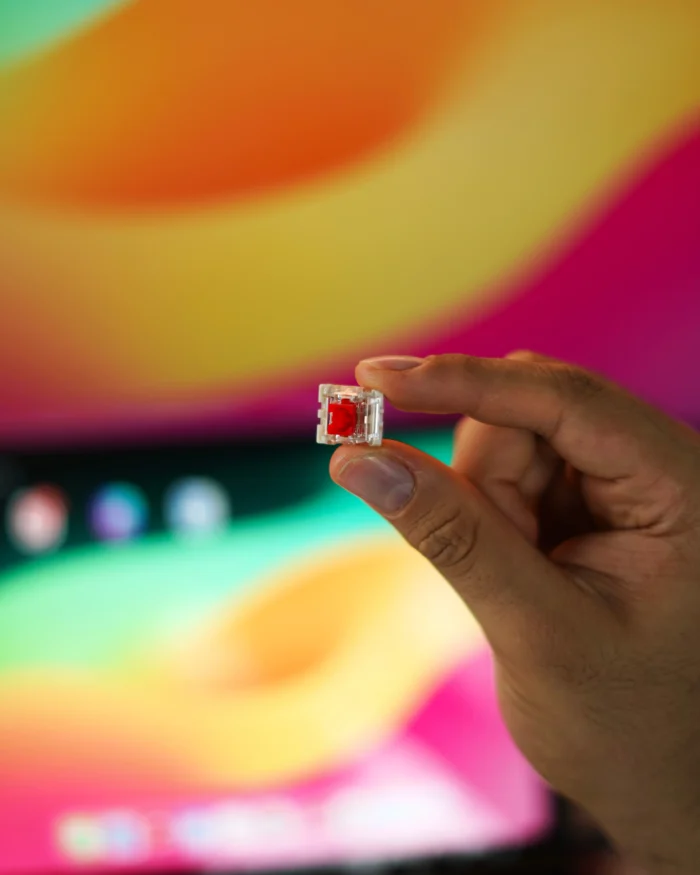 ⁦Black Mechanical Arabic Keyboard 80%⁩ - الصورة ⁦10⁩