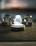LED Base Crystal Ball - Moon