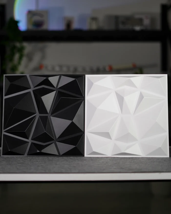 White Crystal 3D Wall Panel, 30x30cm - Image 2