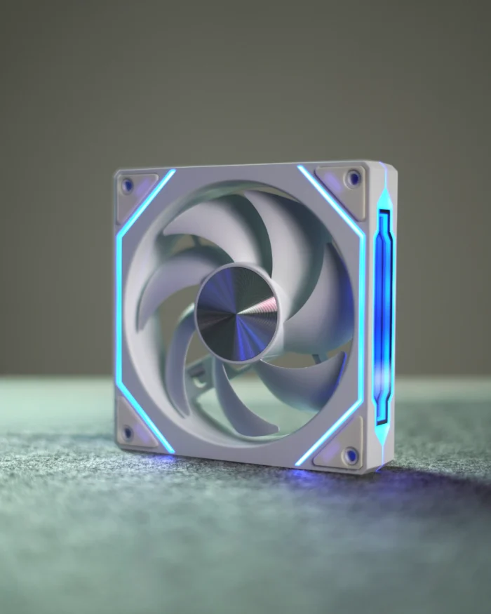White Infinity PC Fan - Image 1