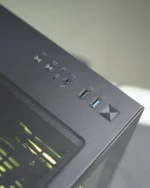 ⁦Black Lone Warrior M-ATX PC Case + 6 Fans⁩ - الصورة ⁦6⁩