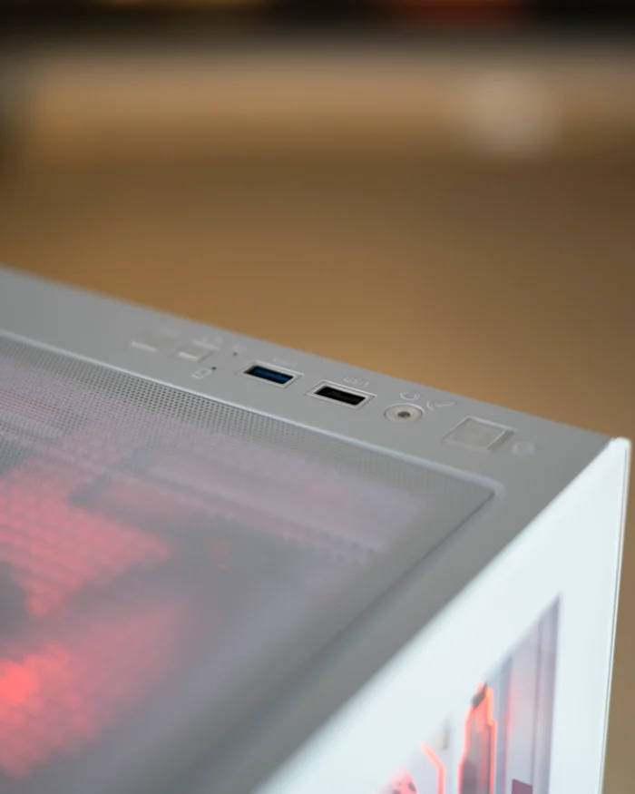 White Xuanwu PRO M-ATX PC Case + 6 Fans - Image 8