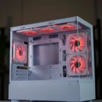 White Xuanwu PRO M-ATX PC Case + 6 Fans