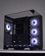 Black Skyline ATX PC Case + 7 fans