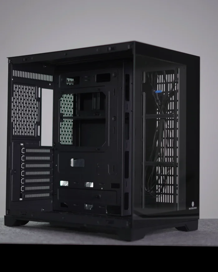 Black Lone Warrior PLUS ATX PC Case + 7 Fans - Image 4