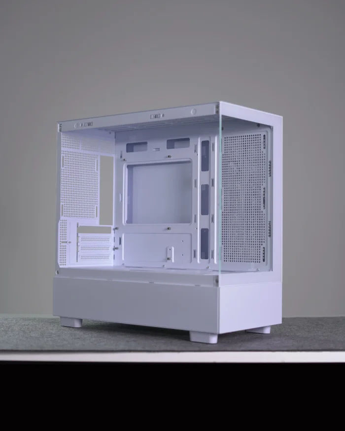 White Xuanwu PRO M-ATX PC Case + 6 Fans - Image 2