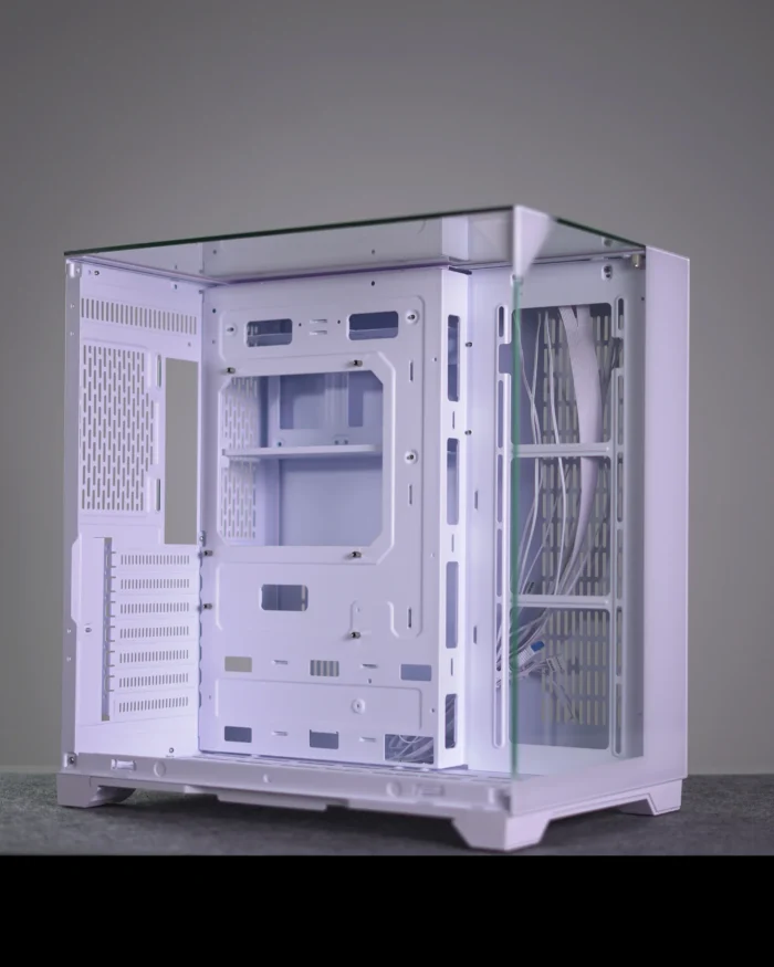 White Skyline ATX PC Case +7 Fans - Image 2