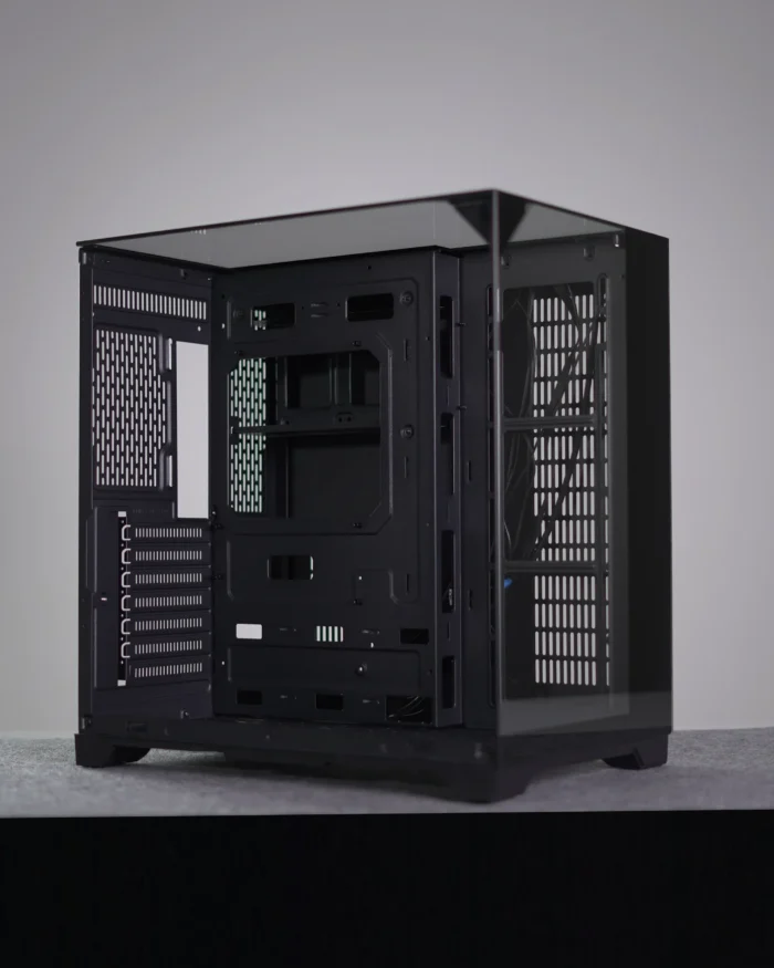 ⁦Black Skyline ATX PC Case⁩ - الصورة ⁦3⁩