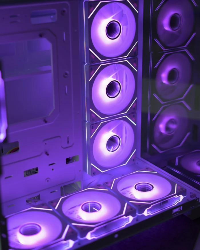 White Infinity RGB PC Fan - Image 4