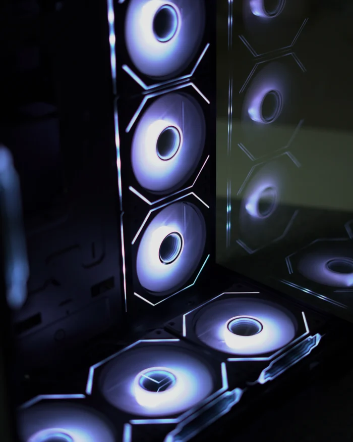 Black Infinity RGB PC Fan - Image 4