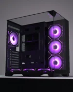 ⁦Black Skyline ATX PC Case⁩ - الصورة ⁦2⁩