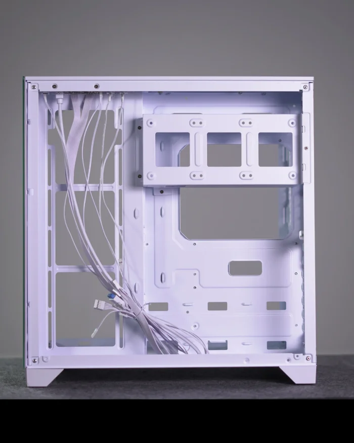 White Skyline ATX PC Case +7 Fans - Image 3