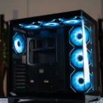 Black Lone Warrior PLUS ATX PC Case + 7 Fans