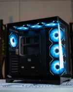Black Lone Warrior PLUS ATX PC Case + 7 Fans