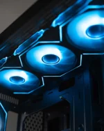 Black Lone Warrior PLUS ATX PC Case + 7 Fans - Image 2