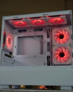 White Xuanwu PRO M-ATX PC Case + 6 Fans - Image 5