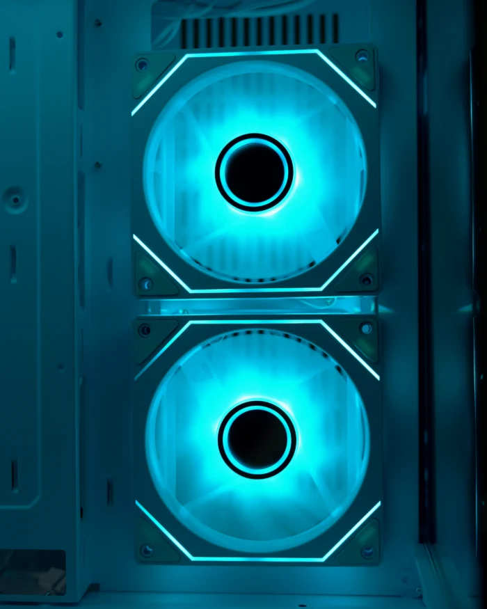 White Lone Warrior M-ATX PC Case - Image 5