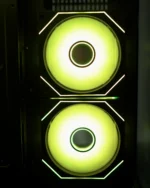 ⁦Black Lone Warrior M-ATX PC Case + 6 Fans⁩ - الصورة ⁦4⁩