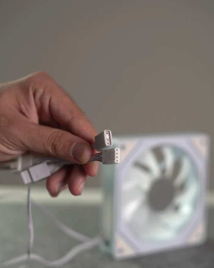 White Infinity RGB PC Fan - Image 8