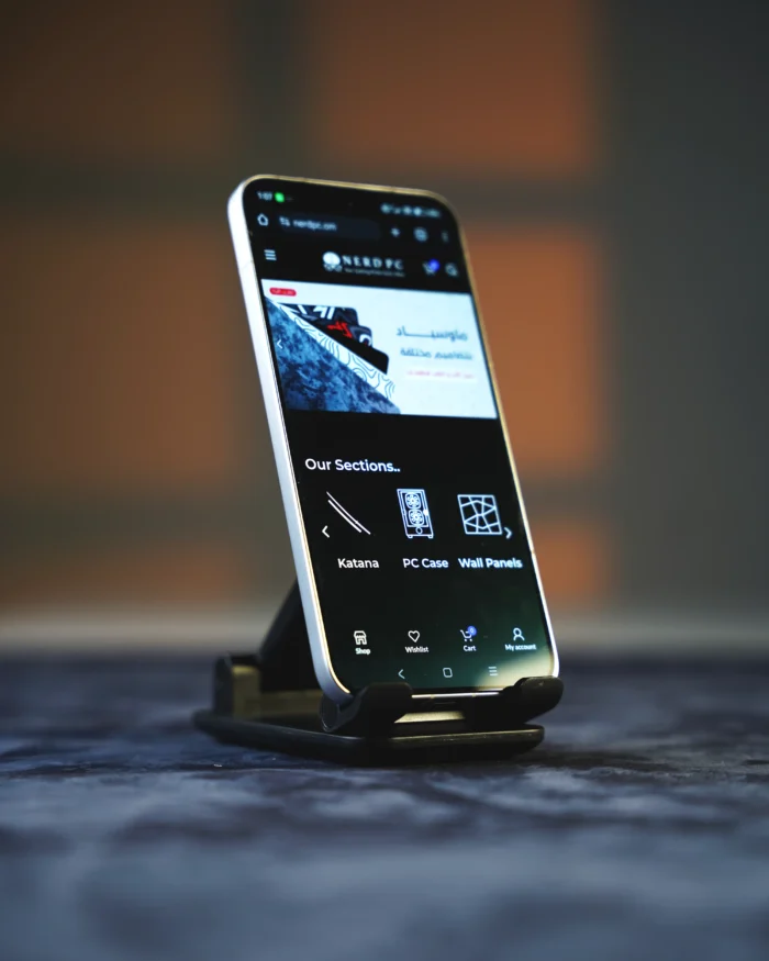 Black Phone Stand - Image 3
