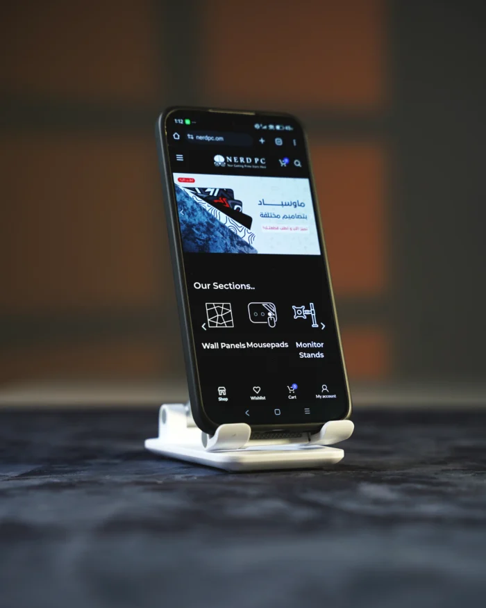 White Phone Stand - Image 3