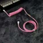 Pink Coiled Cable